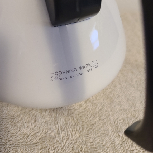 Corning Ware Kettle - Spice Of Life - 6-Cup Coffee/Tea pot with Lid - Picture 10 of 15
